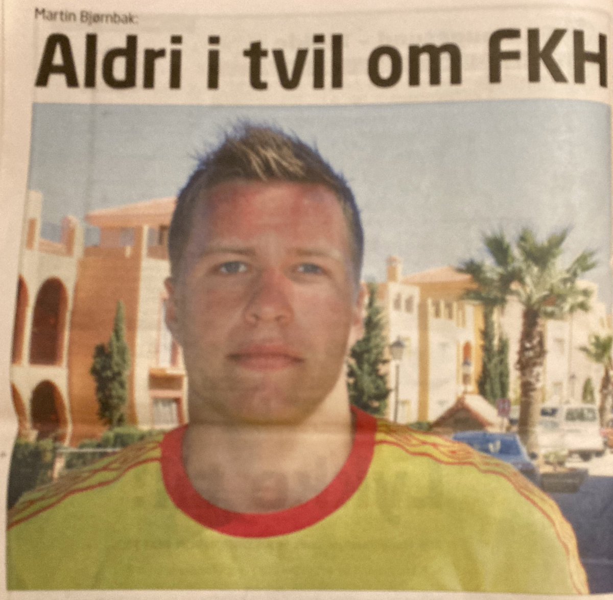 HaugesundF's tweet photo. 2012: Martin Bjørnbak. Aldri i tvil om @FKHaugesund https://t.co/g9IXCoy969