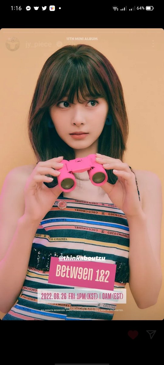 tzugram's tweet photo. Jeongyeon (@/jy_piece) Instagram story update!

"@.thinkaboutzu"

#쯔위 #TZUYU  #ツウィ #周子瑜 https://t.co/DFgq3RpA3o