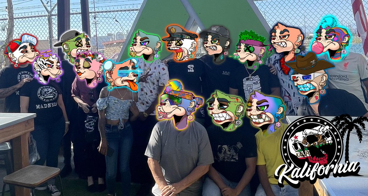 <a href="/MadMeerkatNFT/">Mad Meerkat Burrow | Mad Merge Live</a> Kali Kats 1st Meet. Huge thanks to <a href="/DougieFresh1813/">Doug.212</a> @jigatigasiga <a href="/TheGeneralKat/">The DeGeneral ~ MAD PLATOON ~ OG 777</a> for coordinating this event! Shoutout to <a href="/SelfMadeXcrypto/">SMex</a> for the Kali Kat gear &amp; logo, its amazing! This is just the beginning, we will continue to grow #KaliKats