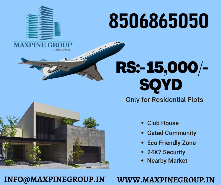 maxpinegroup's tweet image. &quot;The Lake City&quot; #Prime #Location &quot;Main #Tappal #Town, Near Jewar #International #Airport&quot;.
Both #residential #plots &amp;amp; #farmhouseland are available
Price:- 15,000/- Sq. For residential plots only

Contact now: 8506865050 &amp;amp; info@maxpinegroup.in