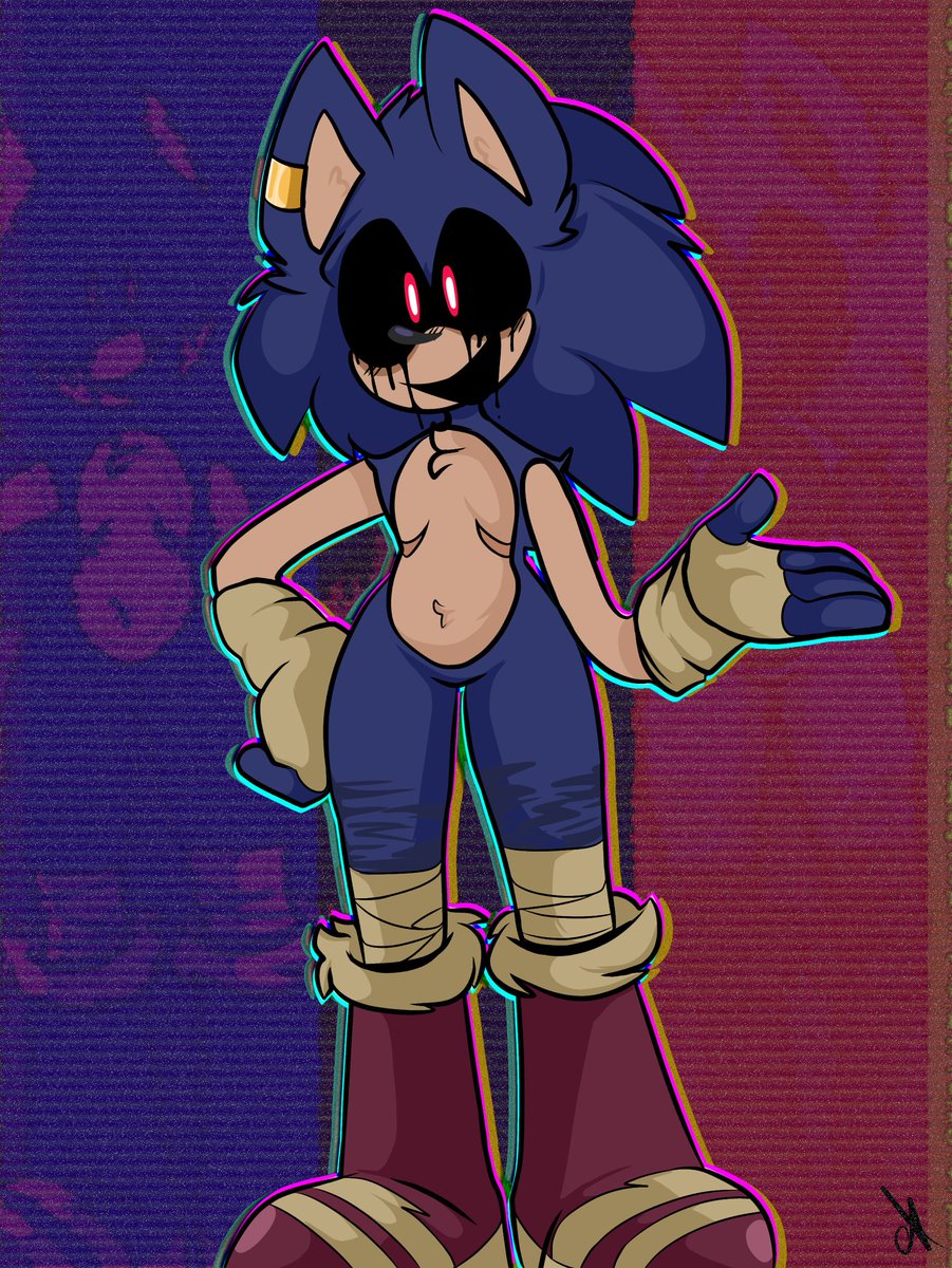 SpringHell1201's tweet photo. I never thought my comfort character would be an exe

but i love that fact 

Curse belongs to|@x_guttedangel 

#sonicexe #cursesweep https://t.co/qXT5XlCEbP