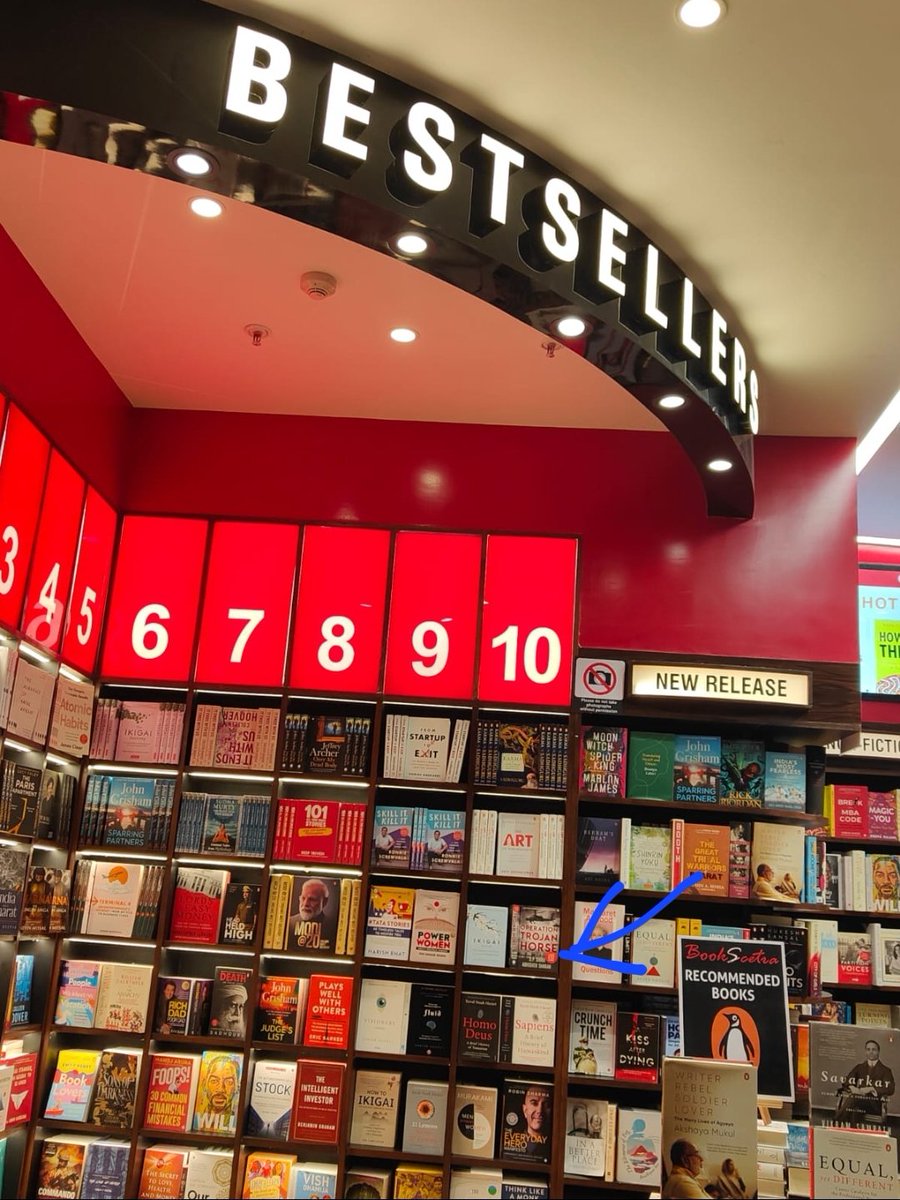 #Operation Trojan Horse is still a bestseller at @Bookscetra at Mumbai airport. Thrilled to rub shoulders with the global bestseller # Ikigai :)  <a href="/DPSinha26/">DP Sinha</a> <a href="/HarperCollinsIN/">HarperCollins</a> <a href="/inamdarsiddhesh/">Siddhesh Inamdar</a> <a href="/swatichopra1/">Swati Chopra</a> <a href="/jilpanz/">Anantha Padmanabhan</a>