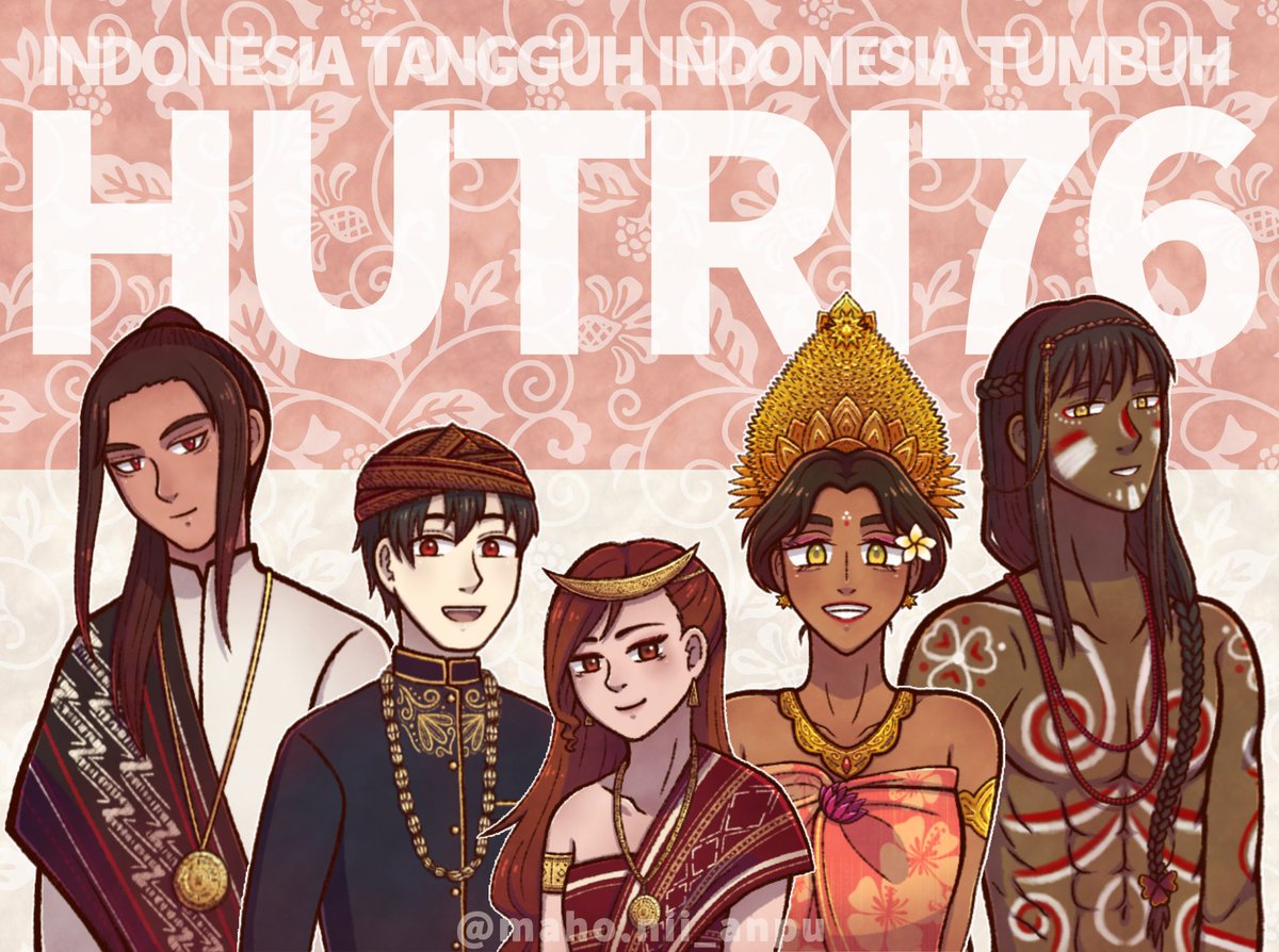 COMPILATION OF MY INDONESIA-RELATED ART 🇮🇩❤️🤍
Independence Day special!

--A THREAD--
#HUT77thRI
#dirgahayuNKRI
#Indonesia77th #artidn #ArtistOfindonesia