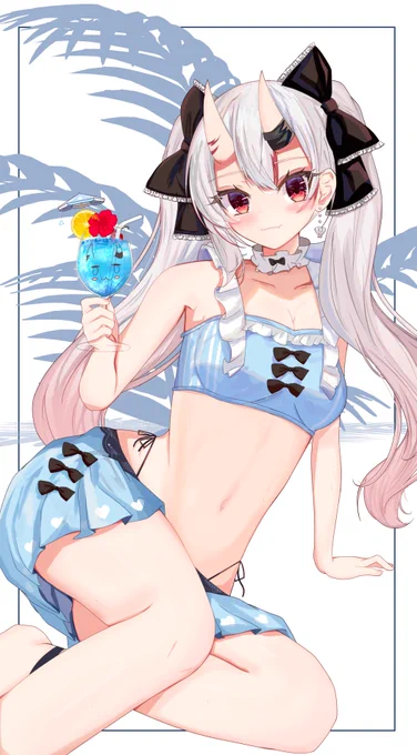 水着お嬢#百鬼絵巻 