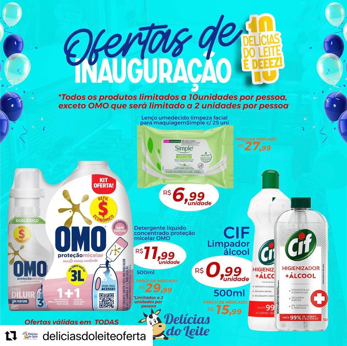Deliciasdoleite's tweet photo. Hj no bairro alvorada em@Contagem! 10ª Loja @Deliciasdoleite no Bairro Alvorada! Avenida José Luisiana da Cunha 312 . Confira algumas das ofertas! https://t.co/nzu3p4GOKO