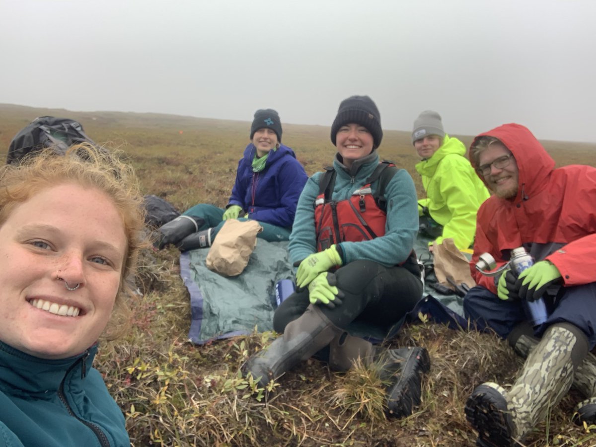 IGEA_UMASS's tweet photo. Group 3 had their first day out on the field today! It was overall a success! Very foggy and some rain but we pushed through. https://t.co/kp6wreydD6