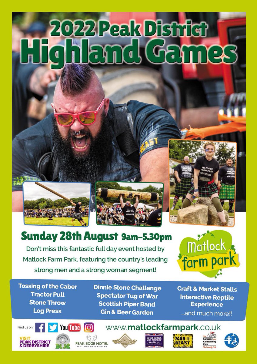 MatlockFarmPark's tweet photo. Sunday 28th August @MatlockFarmPark 💪

We strongly advise to pre book tickets-
https://t.co/zlRwIzLx4r
💪💪💪💪👍👍👍👍

@vpdd @ilovederbyshire @PeakChief @weskristopher @derbyshire_live @chesterfielduk #dinniestones #sportsevent #Derbyshire https://t.co/83UEd36Krk