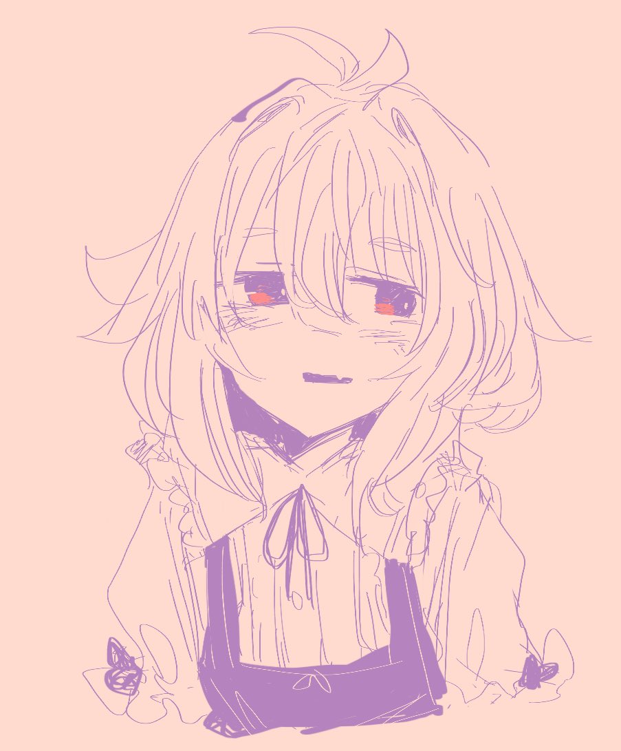 「」|菓しおりのイラスト