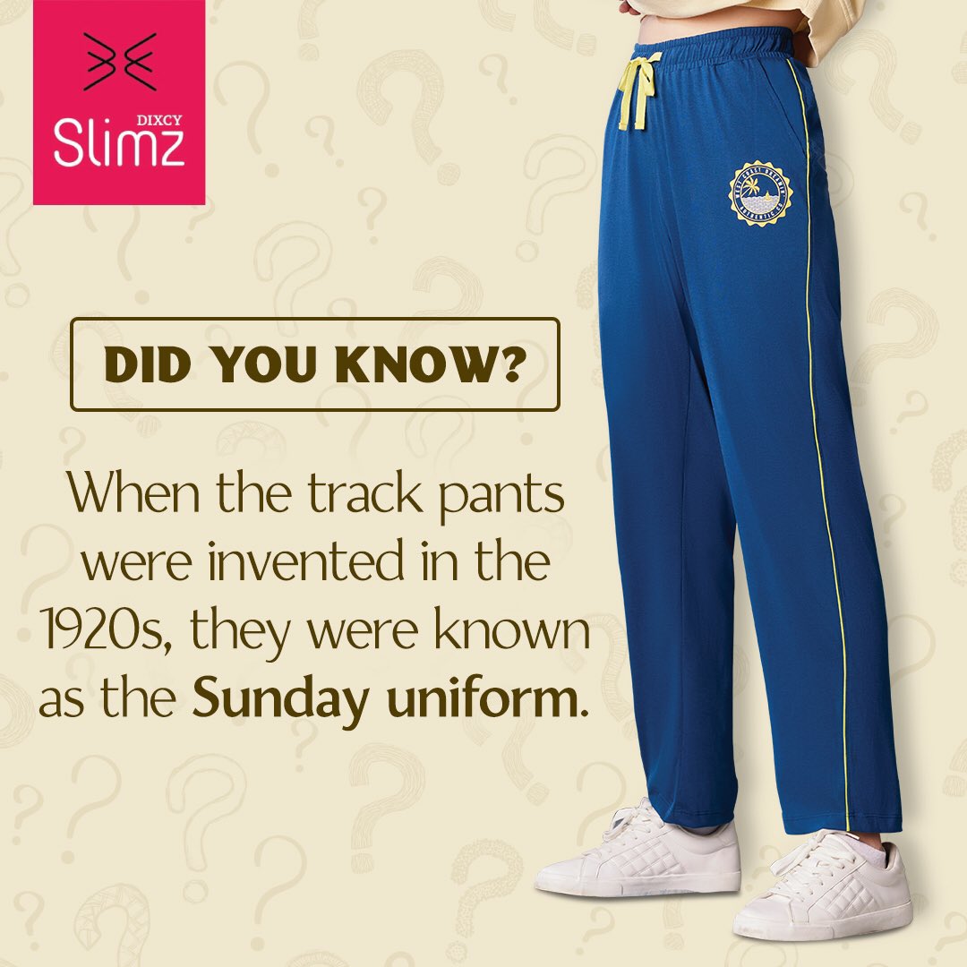 dixcyslimz's tweet photo. Imagine wearing track pants only on Sundays. 
#DixcySlimz #SundayUniform #FashionFacts #Fashion #WomensWear #TrackPants #DidYouKnow https://t.co/b1BX9uwi0h