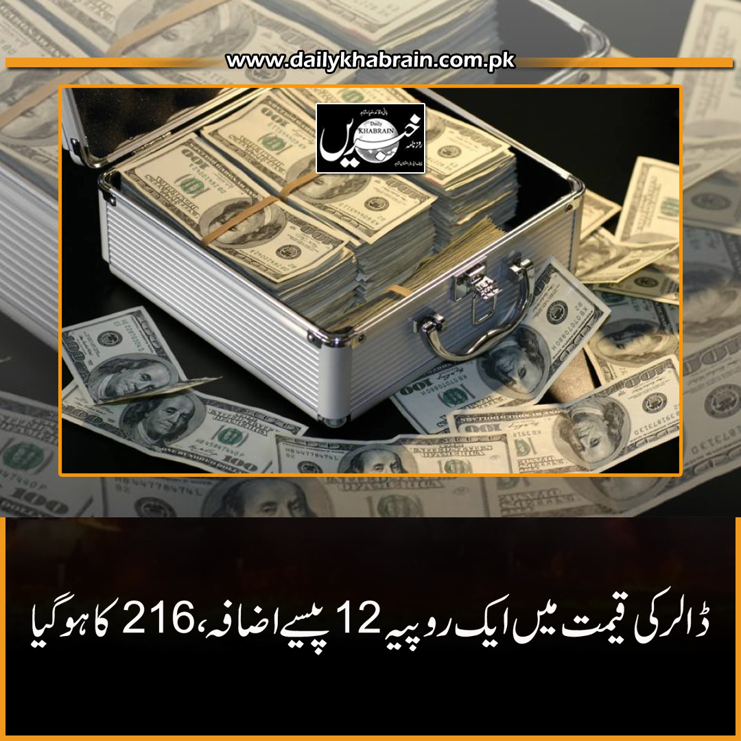 daily_khabrain's tweet photo. ڈال�� کی قیمت میں ایک روپیہ 12 پیسے اضافہ، 216 کا ہو گیا

https://t.co/Ui5EEAEM69

Tap on the link to read full story 👆

#dollor
#dollarincrease
#openmarket
#khabraindigital
#channelfivepakistan
#khabrainmediagroup https://t.co/70NJl63GWL