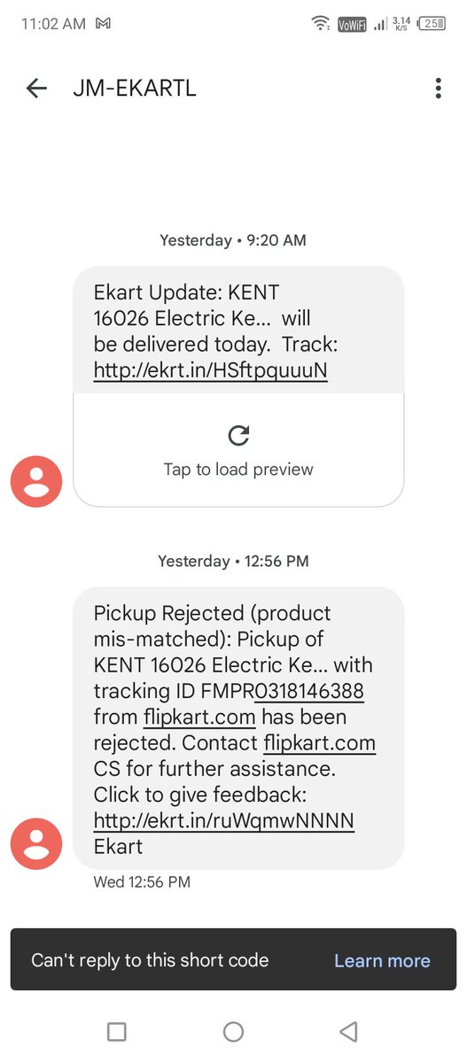 AmitSon81103155's tweet photo. @FlipkartStories @Flipkart @Flipkart got a damaged and old used kettle on 4 August 2022 in Rajendra Colony Uchana kala Jind Haryana . After so many complaints and replacement request of this worst product got zero solution. No solution worst ever experienced with Flipkart. I will  Never buy  product from u https://t.co/vzeo8O8hYl