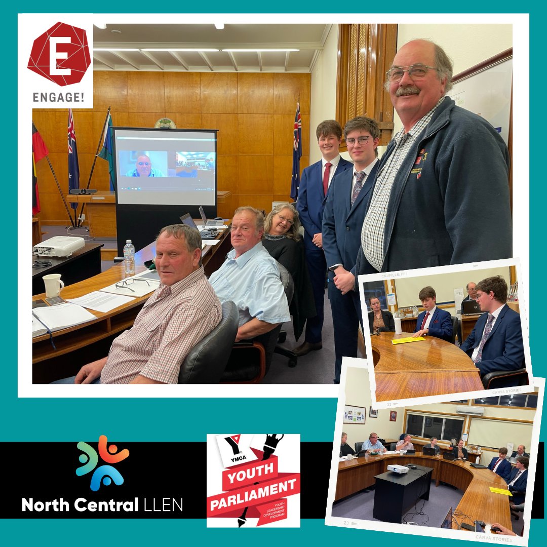 NCLLEN's tweet image. Last night members of our Buloke Loddon Youth Parliament team shared their journey with @BulokeShire  Councillors.
Fabulous opportunity for young people to grow their skills and express their voice.