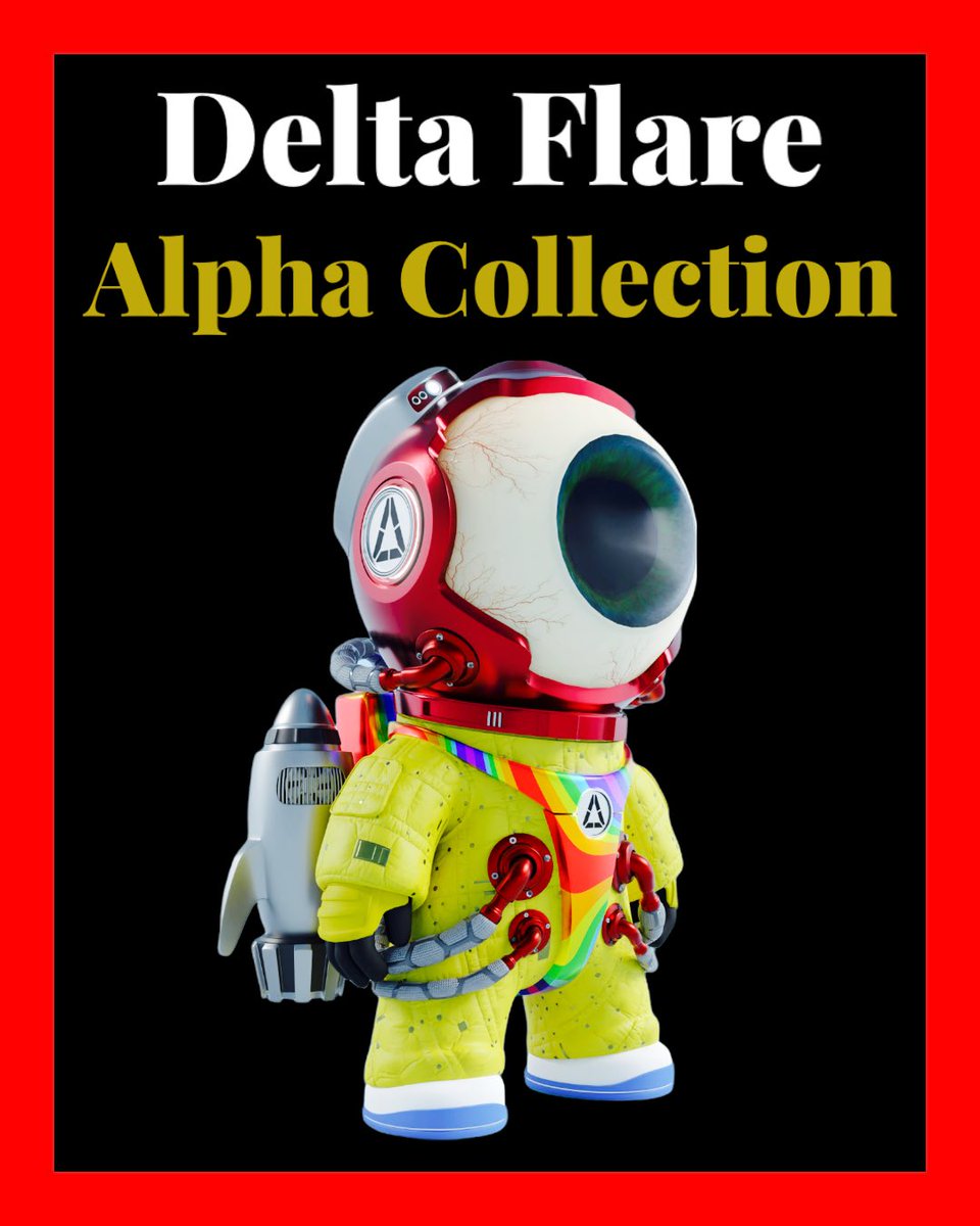 CryptoEmpressX's tweet photo. @zachhumphries Maybe talk about @Delta_Flare. 

The Alpha Collection is launching tomorrow 👀👏🏽 8/18 https://t.co/hhD6ElIu8H