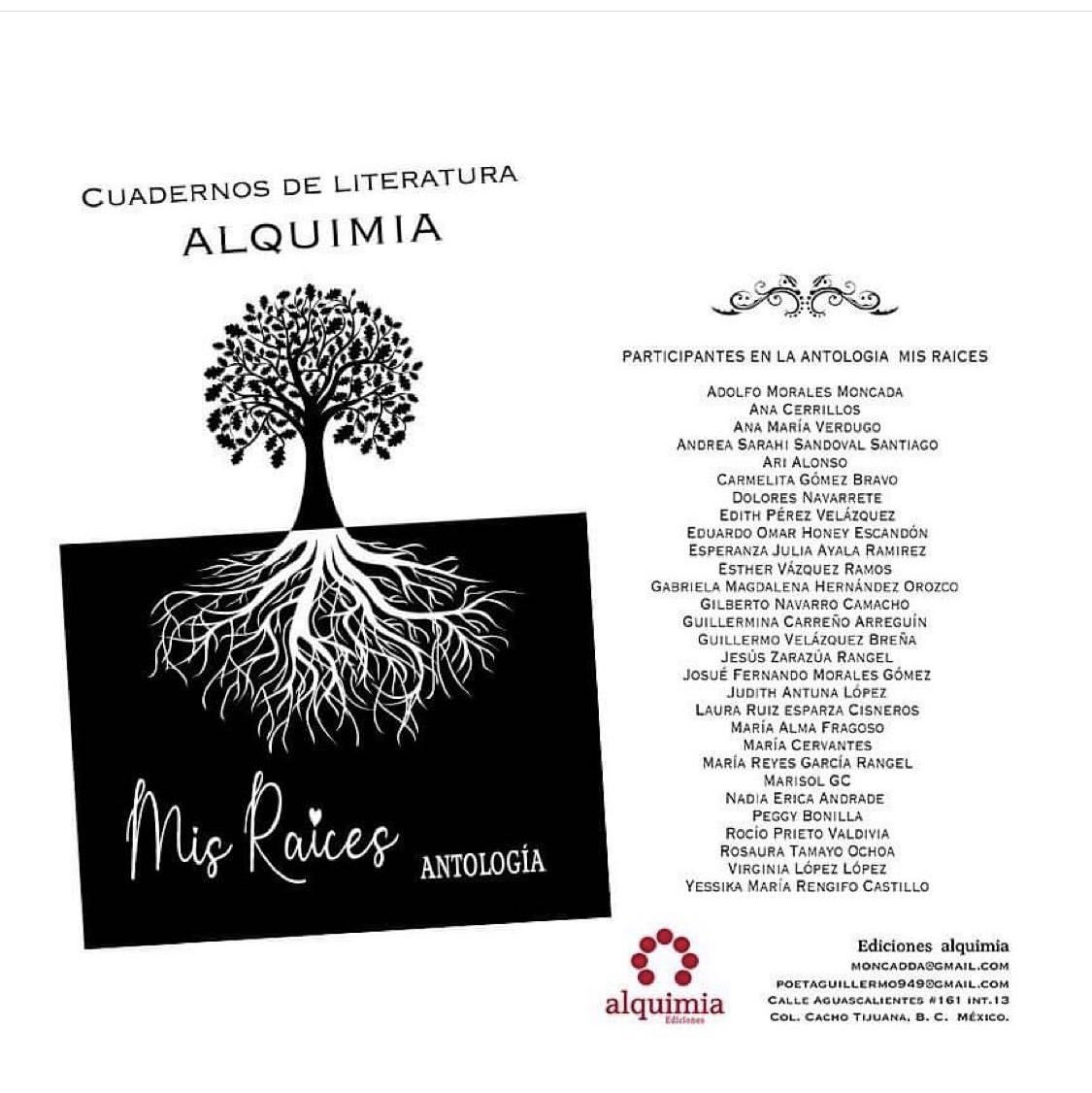EdicAlquimia's tweet photo. Los esperamos mañana tarde de letras “Mis Raíces” https://t.co/UixhsM3c3u