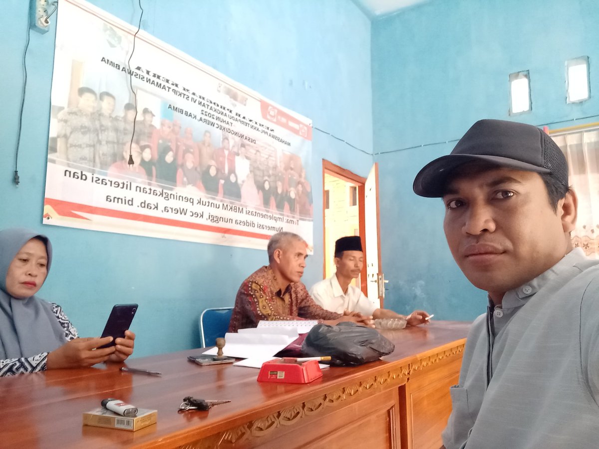 Mendampingi desa nunggi dalam peraiapan serah terima jabatan periode 2022-2028
