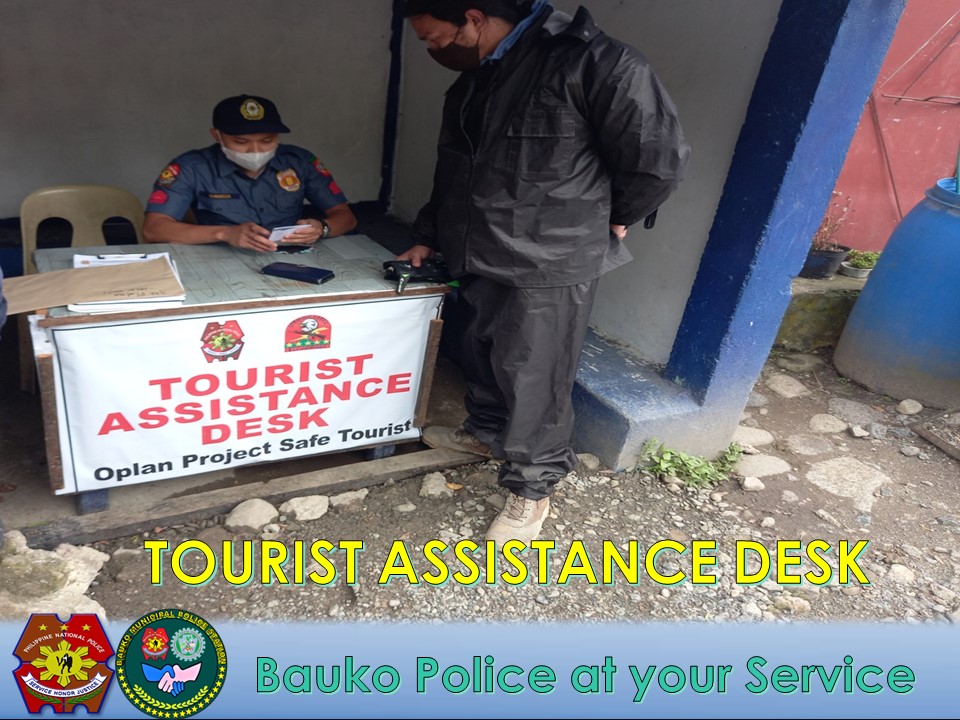 PNPBauko1's tweet photo. Tourist Assistance Desk in Sinto, Bauko 
👮‍♂️👮‍♀️Your Safety is our top priority👮‍♂️👮‍♀️
#projectsaferoadtrip
#PulisAtKomunidad
#PNPToServeandProt https://t.co/LtzA6ERY0c
