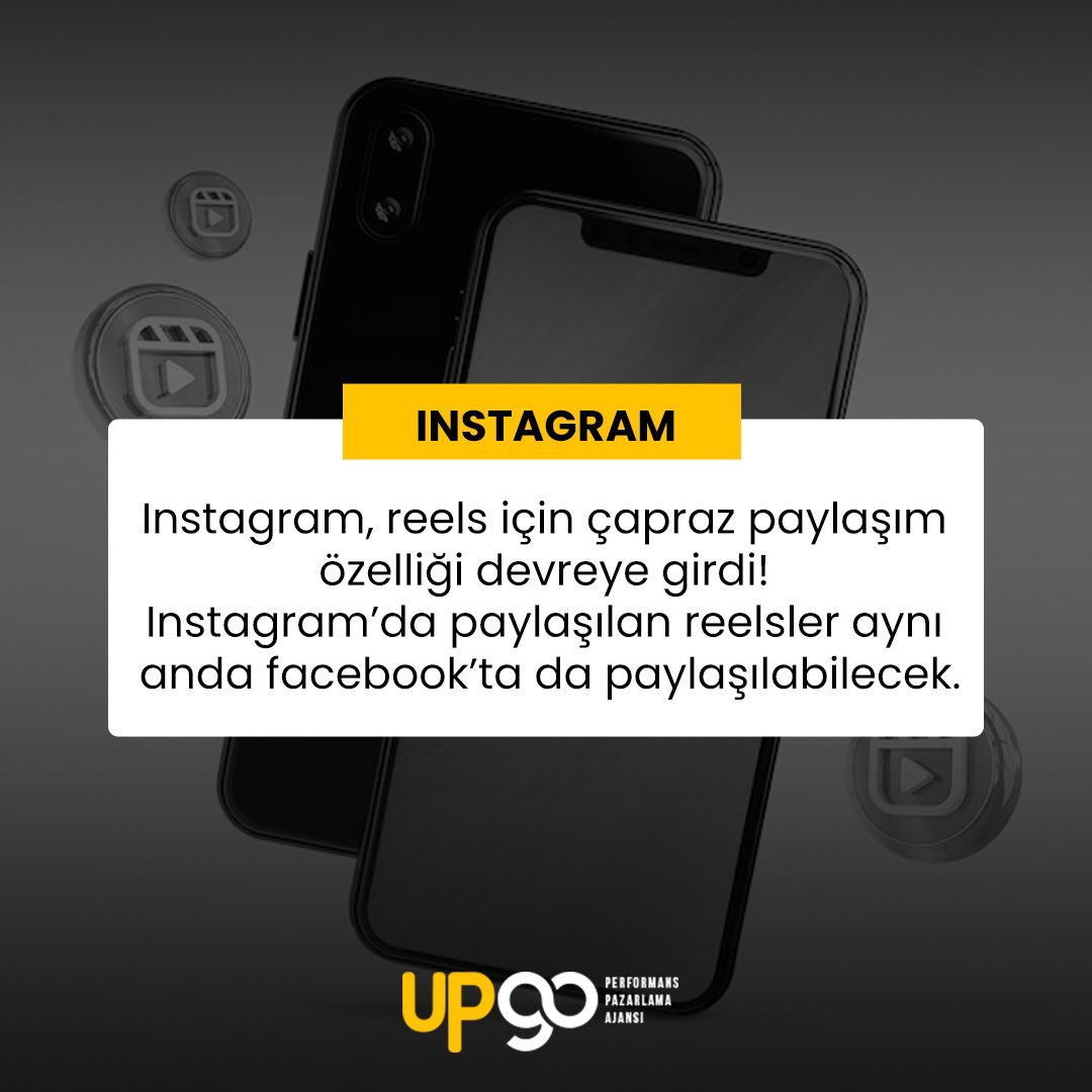Instagram, reels için çapraz paylaşım özelliği devreye girdi! 
Instagram’da paylaşılan reelsler aynı anda facebook’ta da paylaşılabilecek.

#seo #google #dijitalpazarlama #sem #ads #eticaret #aramamotoruoptimizasyonu #instagram #facebook #pazarlama #seohizmeti #seodanismanligi