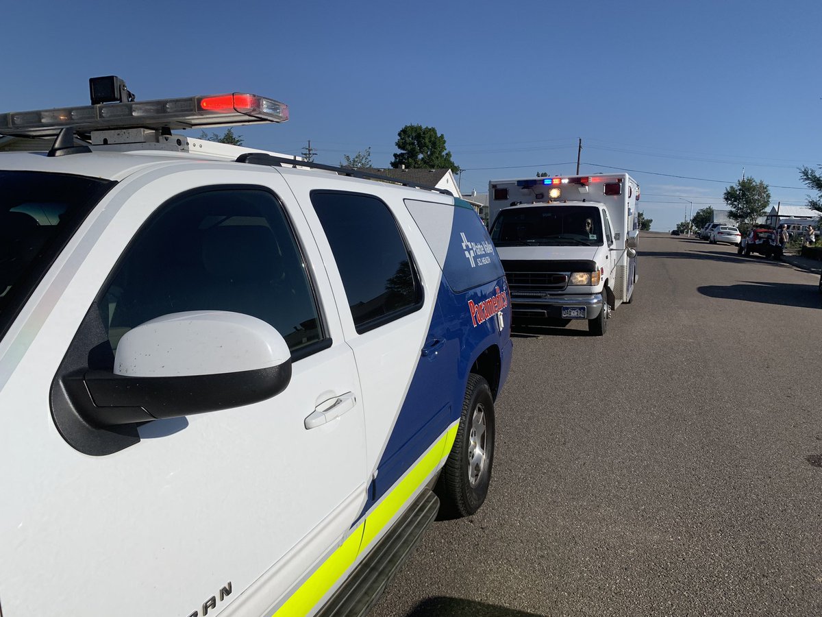 PVASMedics's tweet photo. Kudos to our partners at Southeast Weld Fire for their ongoing participation in the Southeast Weld Fair.
As always, the firefighters &amp; fire officers put on a great pancake breakfast! 
It was our honor to participate in the the fair parade this past weekend. https://t.co/pXcf7KjyO6
