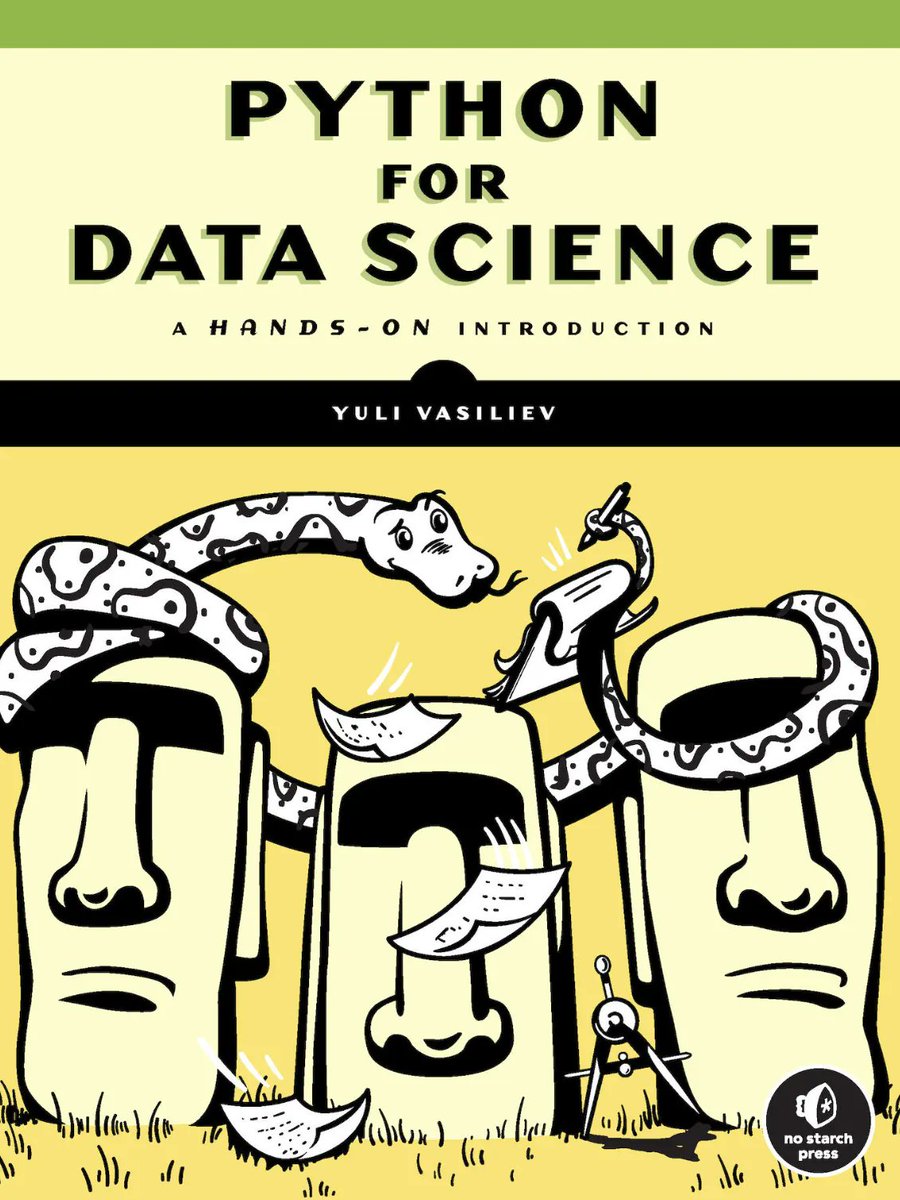 Python for Data Science. #BigData #Analytics #DataScience #AI #MachineLearning #IoT #IIoT #PyTorch #Python #RStats #TensorFlow #Java #JavaScript #ReactJS #GoLang #CloudComputing #Serverless #DataScientist #Linux #Books #Programming #Coding #100DaysofCode  