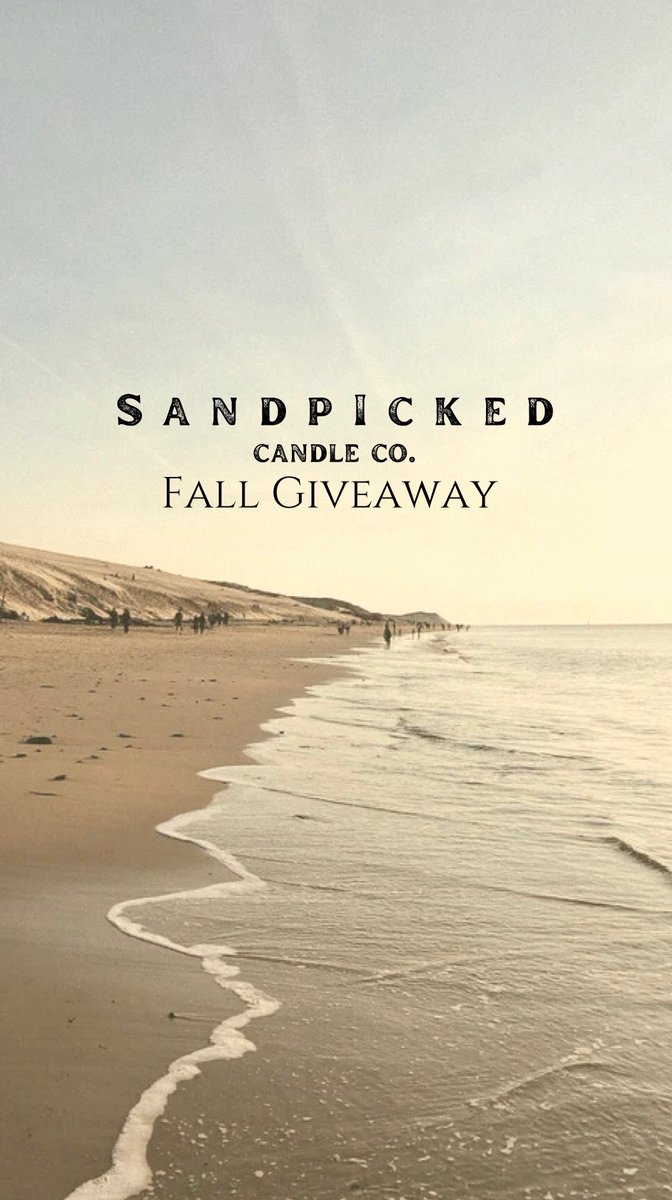 giannadupont's tweet photo. Enter the Sandpicked Candle Co. Fall giveaway to win 2 free Fall candles of your choice! Enter via Instagram (@ sandpicked) 🤍🍁🍂 https://t.co/NhUztzMik5