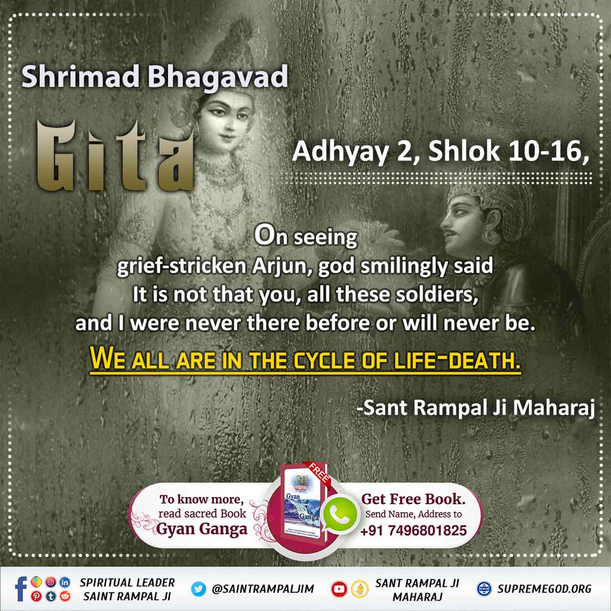 OfficialShiva29's tweet photo. 🔹Who Is the Supreme God in Hinduism?

Contrary to the beliefs of Hindus, Shri Krishna is not the Supreme God in Hindu Texts. The Supreme God mentioned in the Holy Books of Hinduism is God Kabir only
#TrueKnowledgeAboutKrishnaJi https://t.co/cHqgqJGeAk