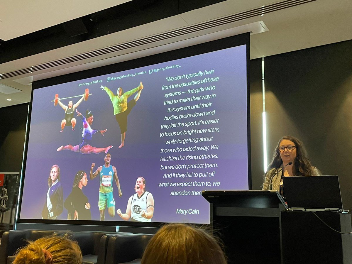 mel_hayman's tweet image. “For sport to become a safe space, we ALL have a role to play” An amazing presentation @GeorgieBuckley_ #WISC22