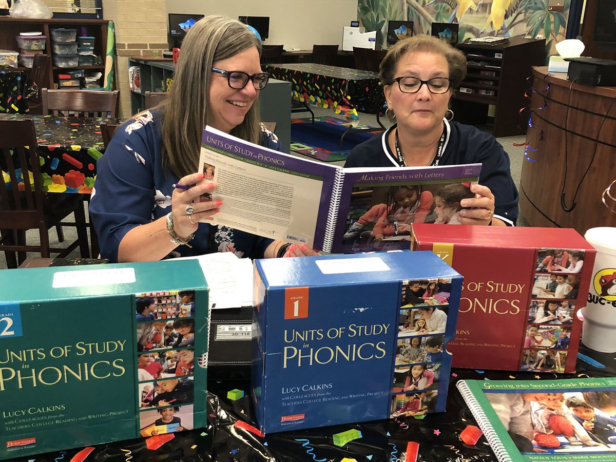 HeadiyehM's tweet photo. What a day of learning at Thomas Elementary! K-2 Ts diving deep into @TCRWP Units of Study Phonics, 3-5 &amp; Sped Ts were guided through new math &amp; science STAAR item types. Collaboration was high as Ts discussed meeting the needs of every child! #hearusROAR @LamarCISD @DianeParks8 https://t.co/tI6JEVM5IL