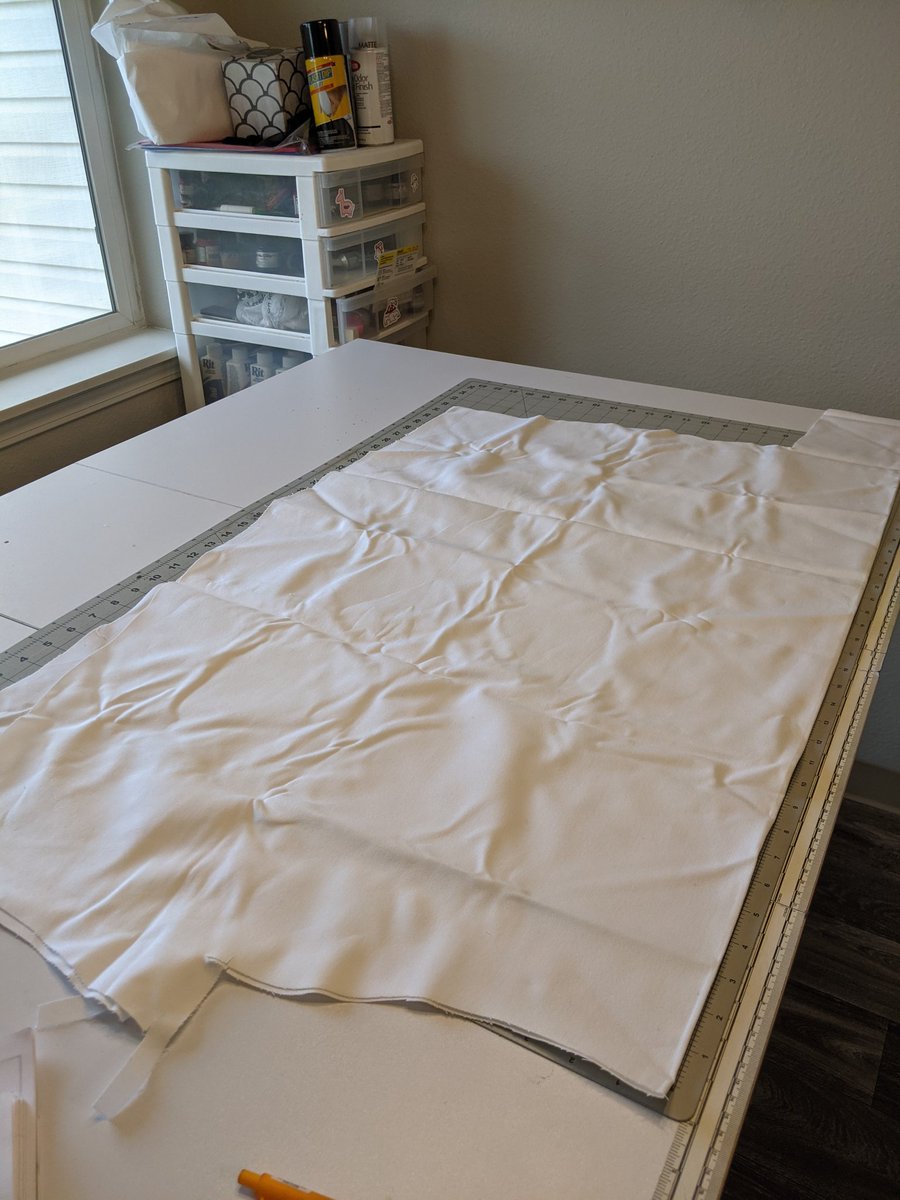 theostashhouse's tweet photo. 96) stretch white cotton bottom weight 
42" wide, 32" long https://t.co/M2Gp5T4Vah