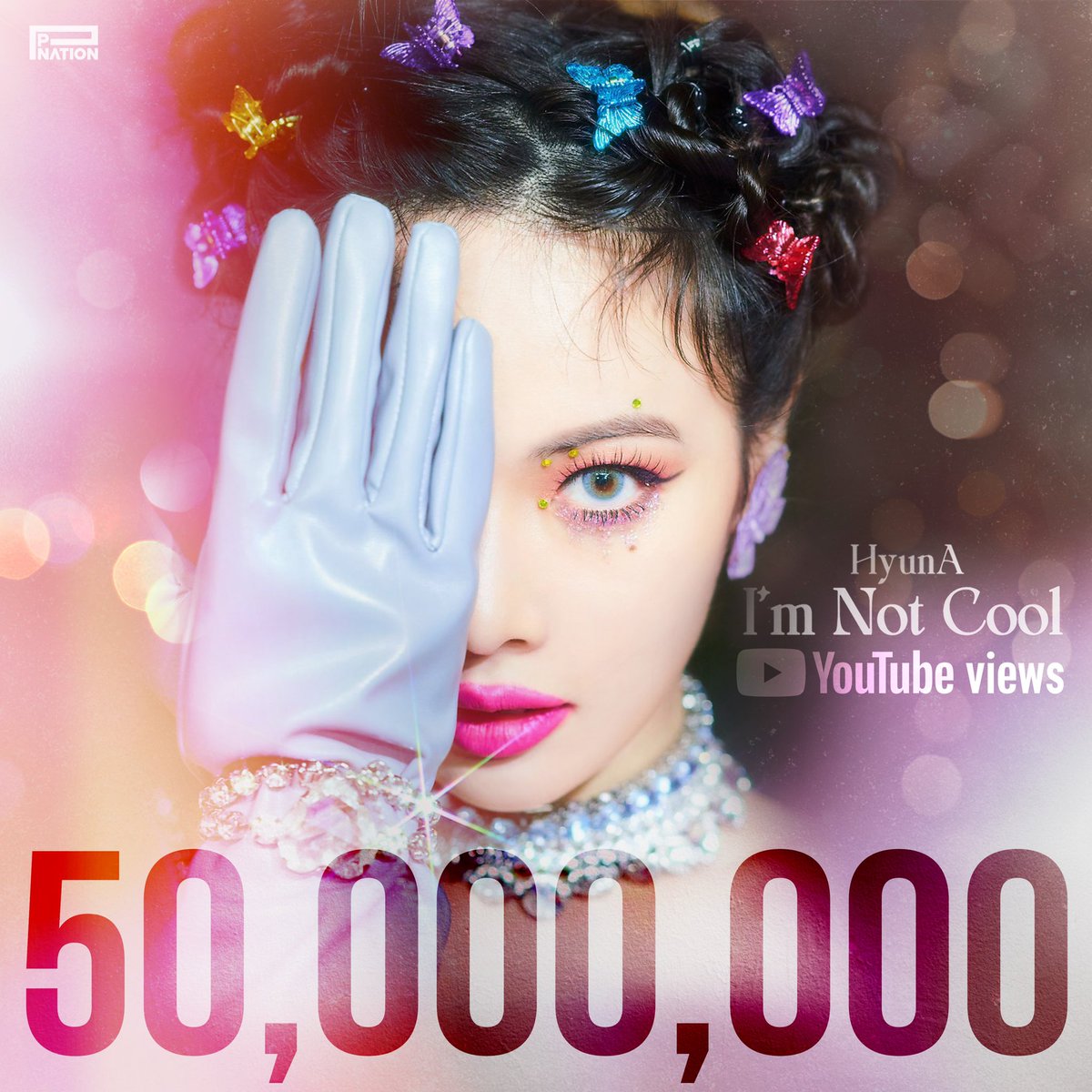 OfficialPnation's tweet photo. [HyunA]
‘I'm Not Cool’ MV 유튜브 5천만뷰 돌파🥳
‘I'm Not Cool’ MV 50 Million Views on YouTube🥳

‘I'm Not Cool’ MV
🎬 https://t.co/yD5bOk5OuI

#현아 #HyunA
#ImNotCool #암낫쿨 #MV
#PNATION #피네이션 https://t.co/ulcF9n8Tnc