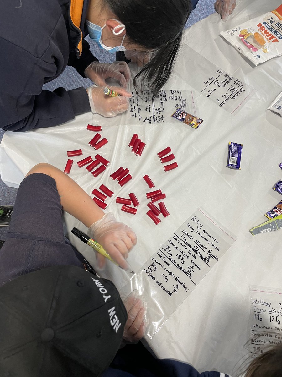 krystal12983615's tweet photo. Continuing with our graduation rich task planning for numeracy. Students explored fractions of a quantity where they weighed items identified serving sizes and represented them as fractions. @AitkenCreekPS @_Mrs_Shah https://t.co/CfaERvrELr