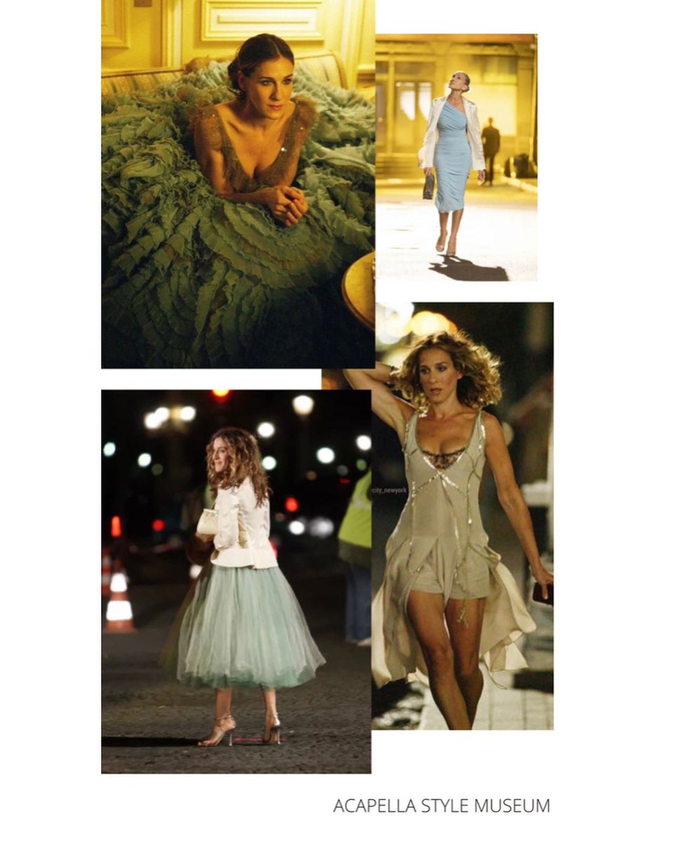 AcapellaStyleM's tweet photo. STYLE ICON-CARRIE BRADSHAW
Oh how I miss Carrie’s outfits from SEX AND THE CITY. Hats off to Patricia Field the costume designer on SATC for making her style as important as the storylines &amp; to Sarah Jessica Parker herself for injecting her own sense of style into Carrie’s look https://t.co/EjMLdQuO79