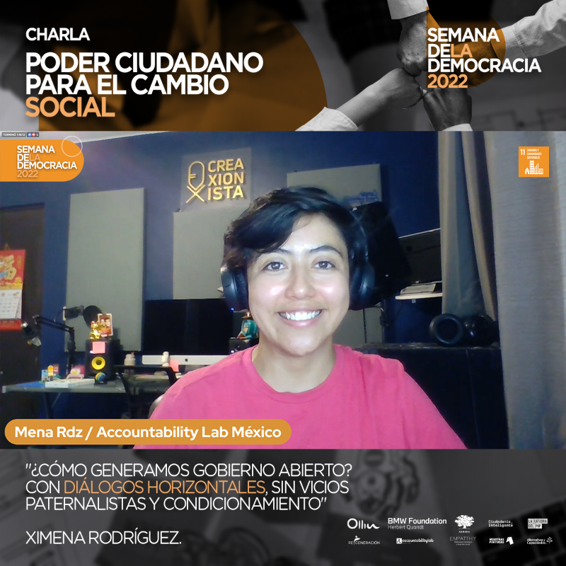 ollinorg's tweet photo. 💡Después de esta charla nos quedamos con ganas de seguir participando y hacer el cambio en nuestros entornos 🏠

Gracias Ximena, por acompañarnos y dejarnos reflexiones tan enriquecedoras 📢

Gracias por ser parte de la #SemanaD2022
@bmwfoundation @ashokaglobal @AccountLabMx