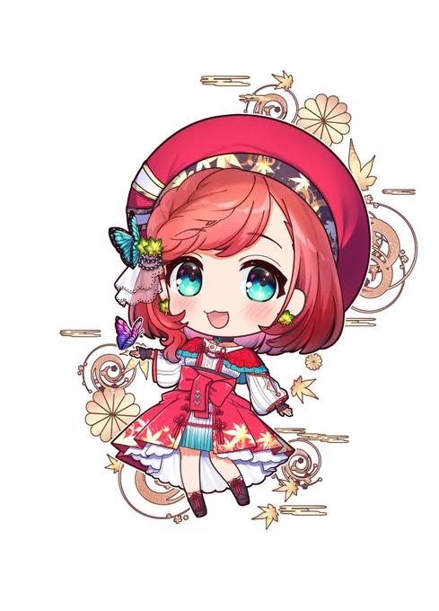 IRIAMにて活動されております秋月かえで()さまのイラストとミニキャライラストを担当させて頂きました!配信場所はコチラ 
