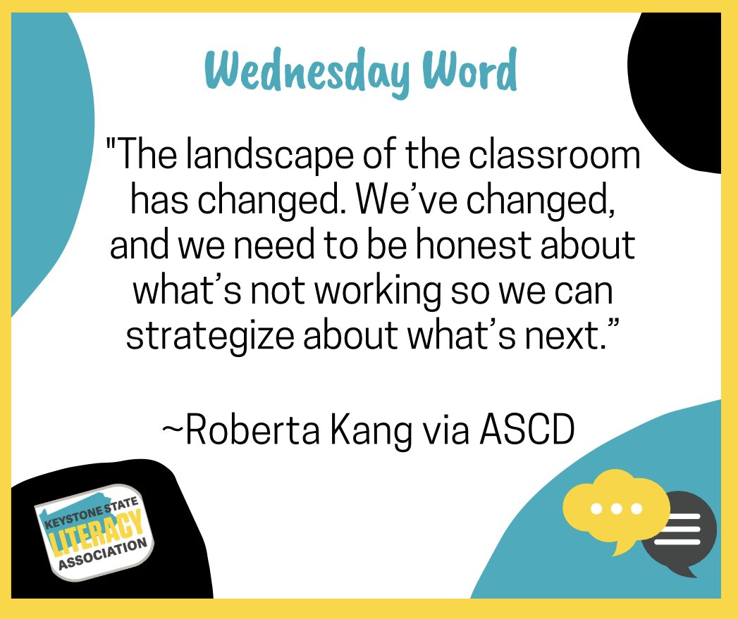 KSLAliteracy's tweet photo. Today’s #WednesdayWord provides key points to consider as we continue navigating a new educational era: https://t.co/g6Lx9MDY9X #BetterLateThanNever #InternetProbs https://t.co/xhj4uCMQOj