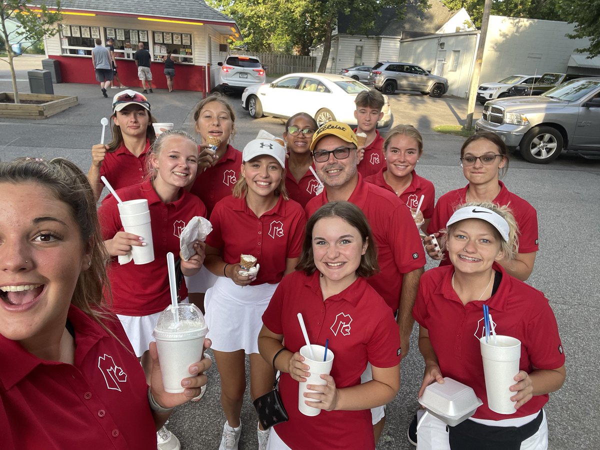 We’re still getting better as we lost our match to a very good and talented @logangirlsgolf5 176 to 218. <a href="/MarleeMatz/">marlee matz</a> was medalist with a 42. Plus Ice cream was amazing.