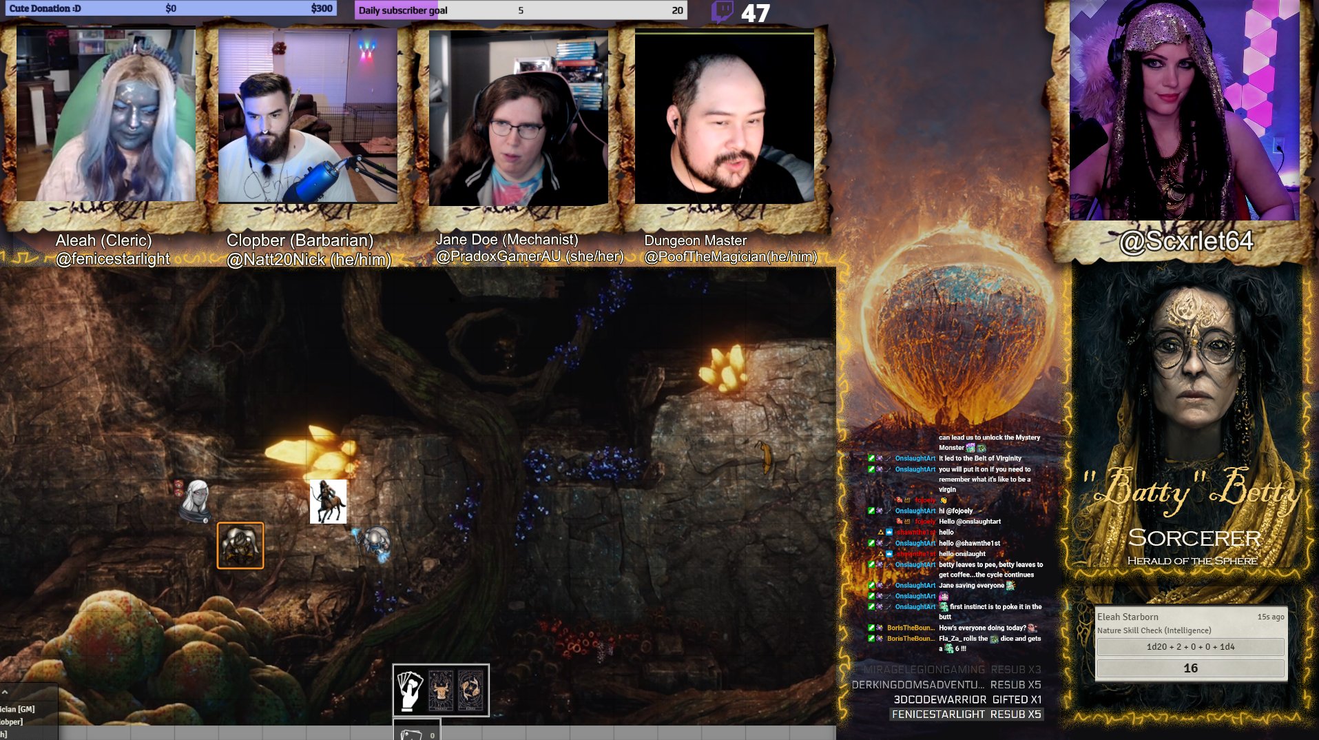 SCXRLET on Twitter "We are exploring deep dark dungeons! come watch us