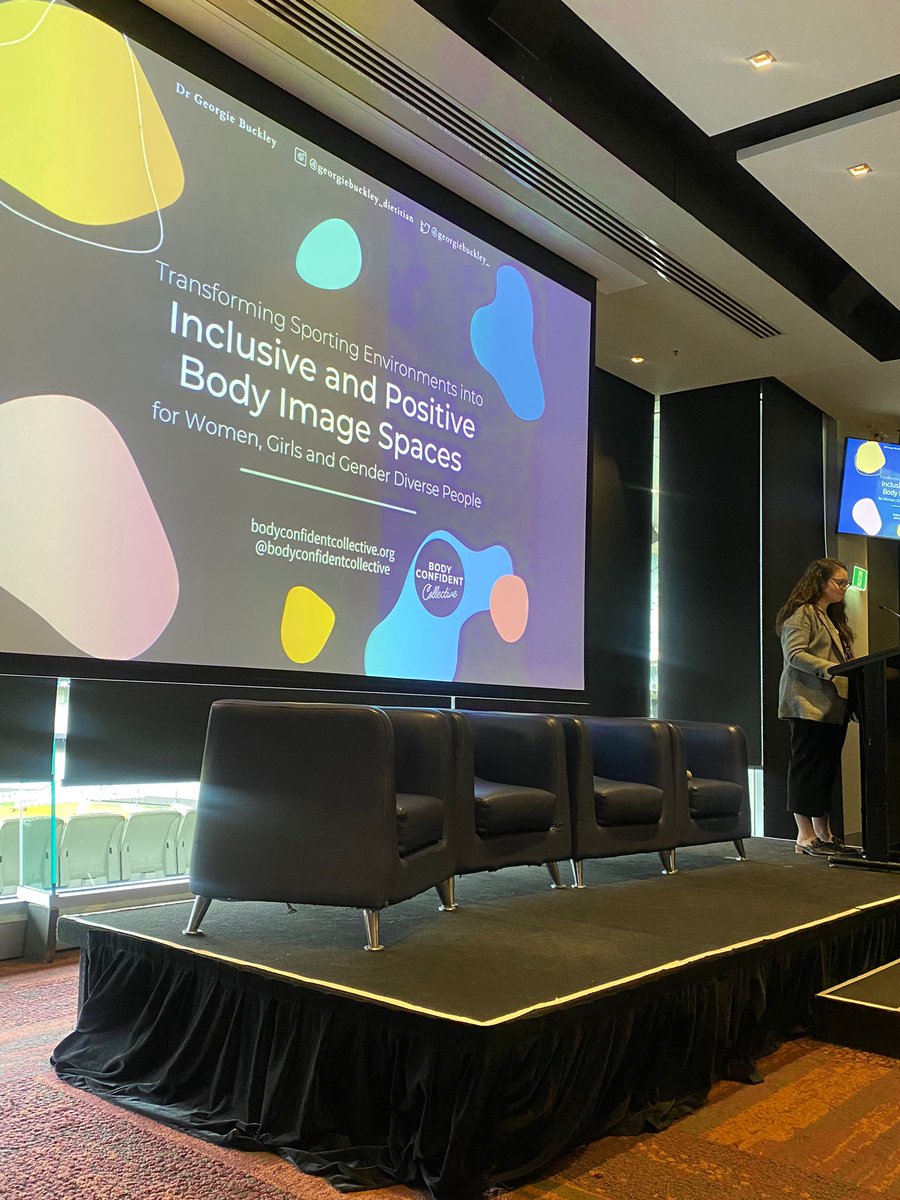 BJSM_BMJ's tweet photo. @GeorgieBuckley_ Transforming Sporting Environments into Inclusive and Body Positive Body Image Spaces for Women, Girls and Gender Diverse People 

@LaTrobeHERsport @LaTrobeSEM @theAIS @bodyconfidentcollective https://t.co/pduDFQDFH2