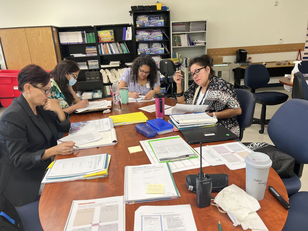 StaffordEISD's tweet photo. We believe that we can make a positive impact on students learning. Not by chance but by design. Teaching and learning starts first with the adults. #MoveLearningForward #CollectiveEfficacy @CruzServeLead @RThreeton @MelPerezAP @DrH_OnTheEdge @FriendsofPTECH https://t.co/UYgL6CSfJP