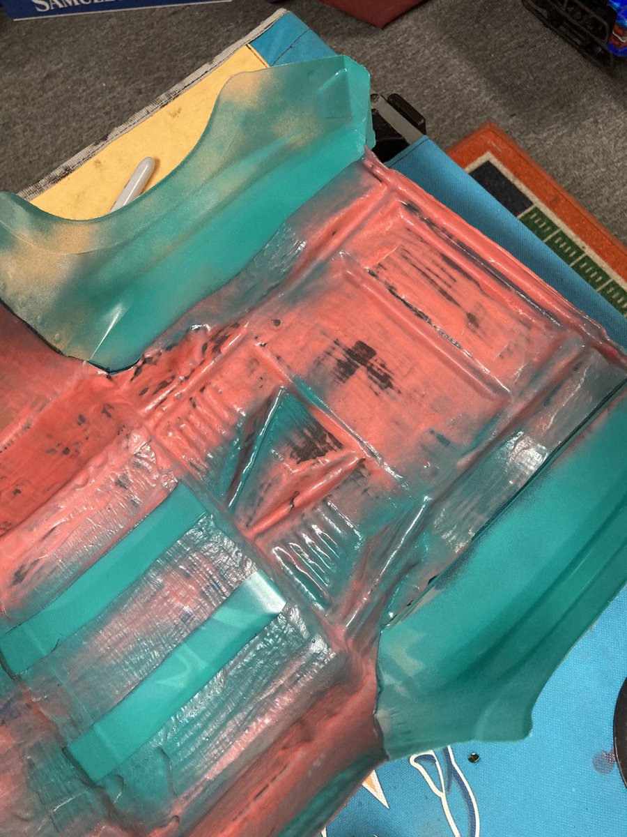 JerzeyJ3's tweet photo. Wanna see an update? Here’s a teaser from the beginning. #FinsUp #RCtrucks #Arrmarc @TamiyaUSA #LiquidMask https://t.co/umREpQI4a7