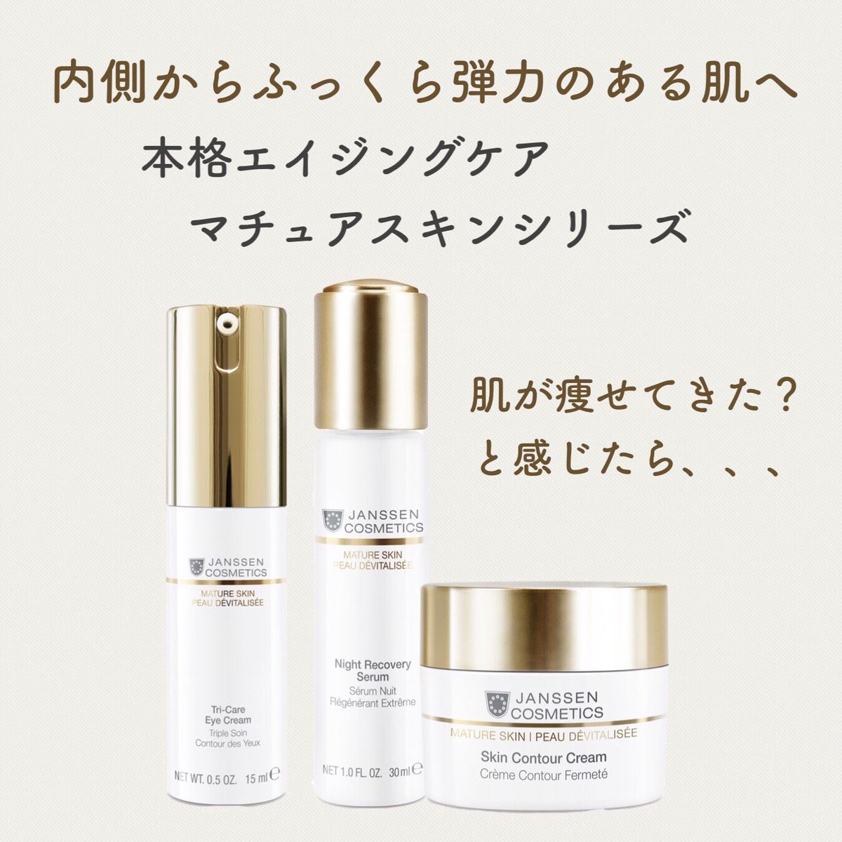 ヤンセン　エイジングクリーム　50ml ヤンセンコスメティック ドイツの スキンケア エステサロン専売化粧品