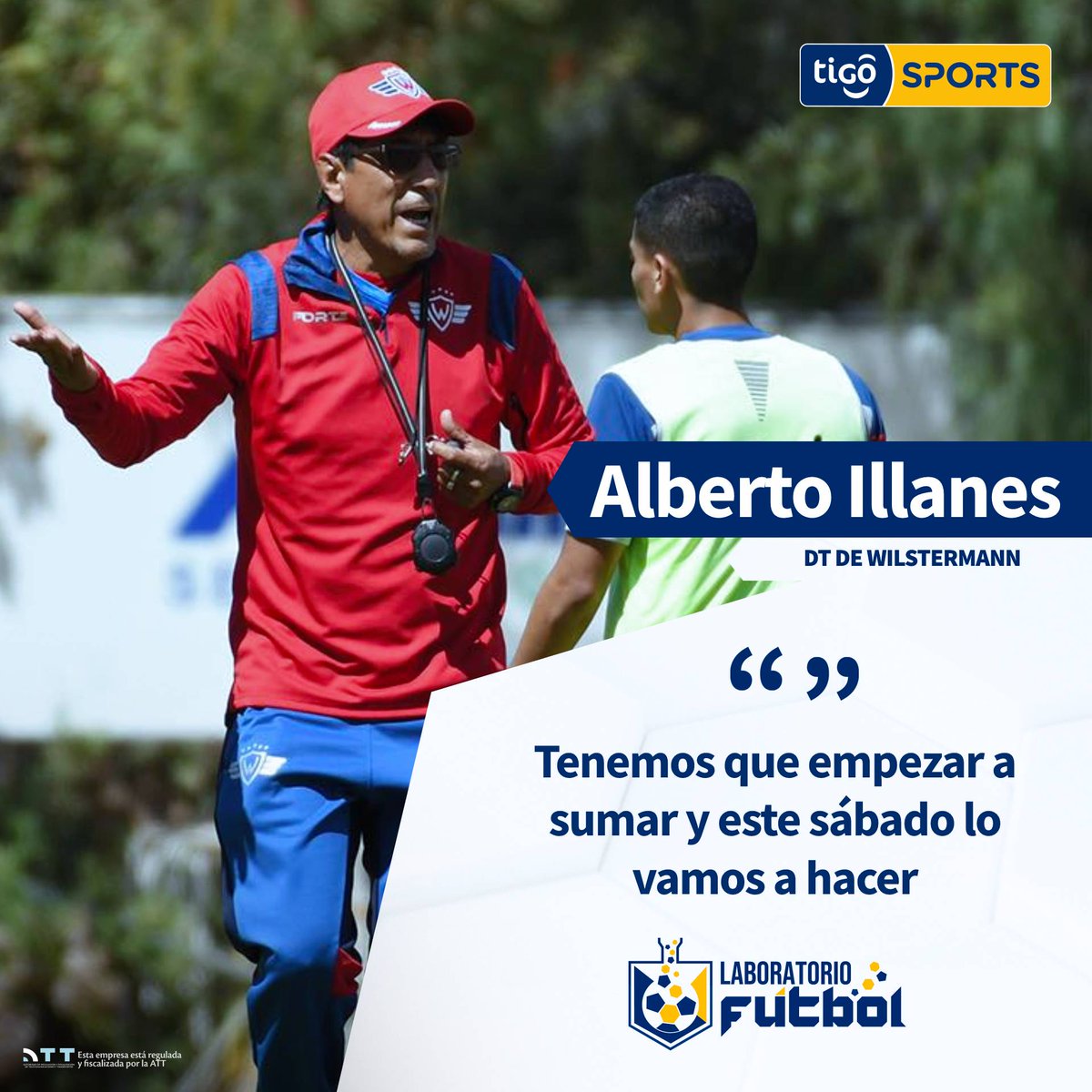 TigoSportsBol's tweet photo. #TigoSportsBolivia 🚨

Alberto Illanes habló sobre el presente deportivo de Wilstermann que lo ubica en la zona baja de la tabla acumulada donde la preocupación crece cada vez. Su próximo duelo será contra Universitario e Illanes confía en poder lograr el triunfo.

#LabBO https://t.co/tZAV7GVvpM