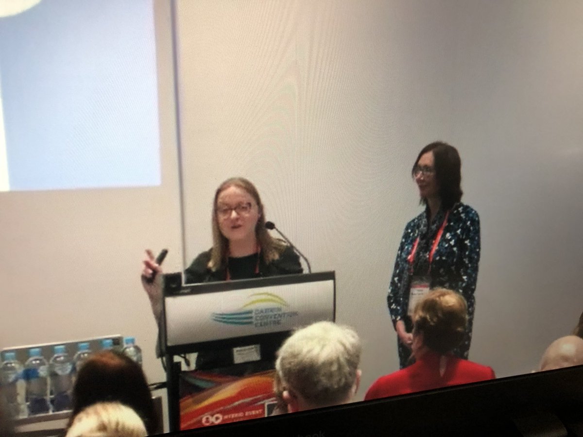 ProfAnneMW's tweet image. #NNF2022 Dr Caroline Browne and Dr Yiona Chun Tie presented strategies for nurse wellbeing used in pandemic globally. Important that this focus continues into the future and addresses workforce #Wellbeing #nurses