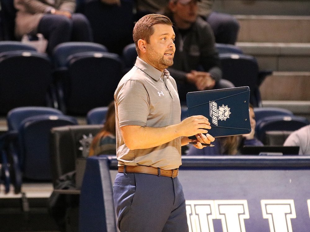 SWOSUvolleyball's tweet photo. We can’t let the day end without wishing the best bulldog around, and SWOSU Volleyball head coach, a big  HAPPY BIRTHDAY!!! Coach, thank you for what you do for this program, this school, and this town! 🐶 https://t.co/YJqJoNEiOx