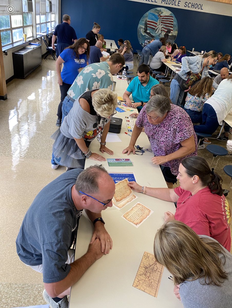 <a href="/HMSEagles1/">Elizabeth Adams</a> rocked the 80’s themed break out boxes today! #WeBrokeOut #NotJustForStudents