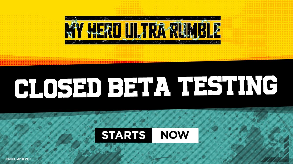 My Hero Ultra Rumble Closed Beta Test - Keys out now, starts August 17th at  7PM PT