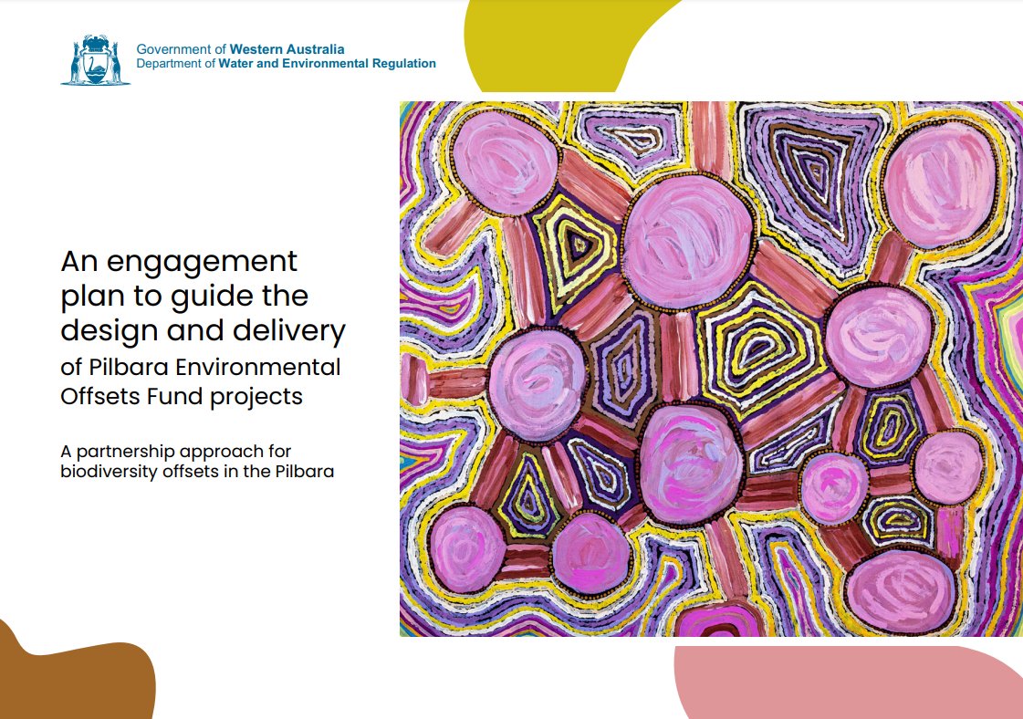 DWER_WA's tweet photo. We have published an engagement plan for the #PilbaraEnvironmentalOffsetsFund. It provides opportunities for Traditional Owners and rangers to deliver #OffsetProjects on their Country in the #Pilbara bioregion.  More:
https://t.co/hXvOhsNfyT 

#PEOF #offsets #WesternAustralia https://t.co/ZLas0ZUFtZ