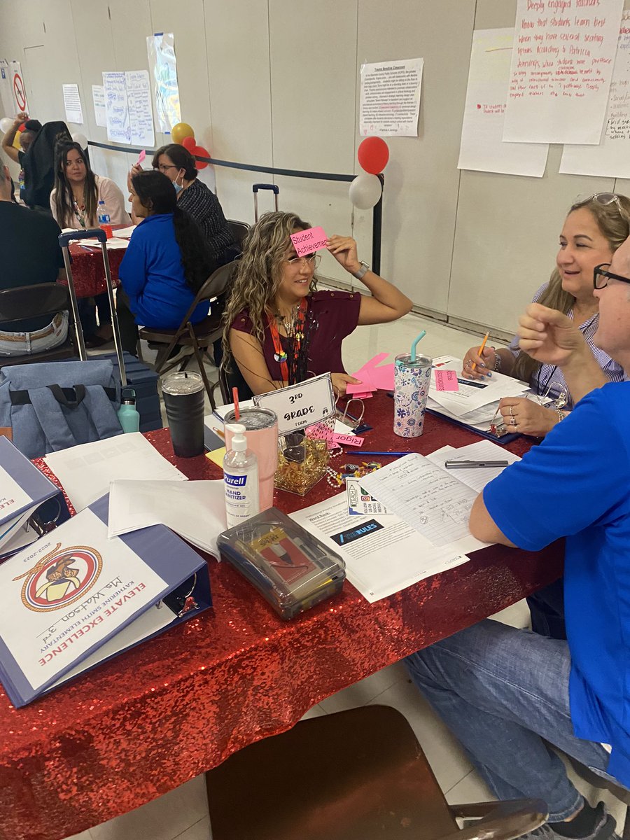 katesmithes's tweet photo. Ready to elevate excellence in education using relevant &amp; rigorous instruction using student discourse!¡Listo para elevar la excelencia en la educación utilizando una instrucción relevante y rigurosa utilizando discurso de los estudiantes! @HISDREADY2RISE @HoustonISD @HISDEspanol https://t.co/v772pruxol