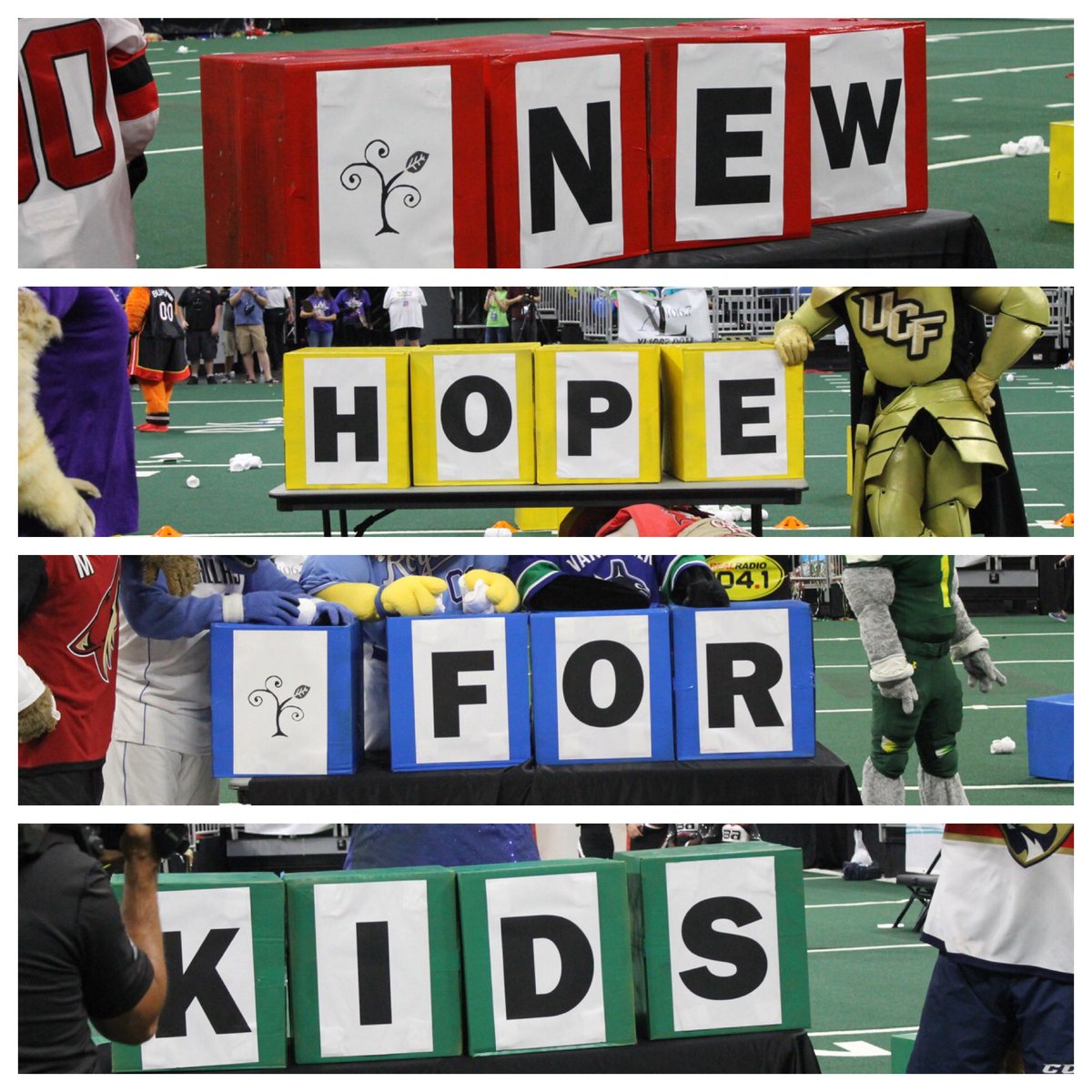 On this #NationalNonprofitDay, please check out our friends at <a href="/newhope_forkids/">New Hope for Kids</a> and consider donating. 

These past couple years have been rough with no #MascotGames events to generate donations. 

But we’ll be back in 2023!