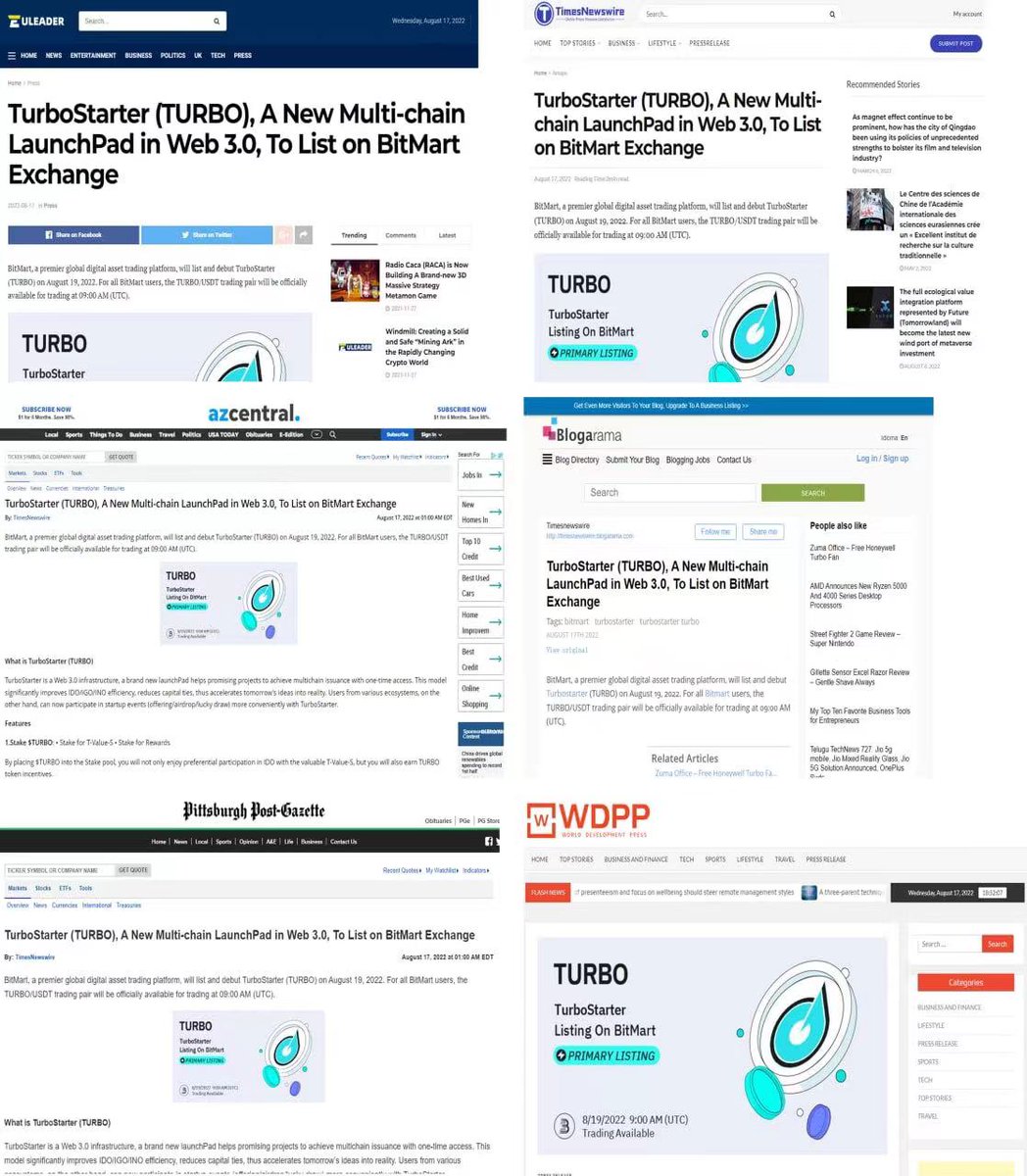 Wanna know more about $TURBO listing 🚀details on <a href="/BitMartExchange/">BitMart</a>?🧐

You mustn't miss out the #listing press release👇

#Exchange #Listing