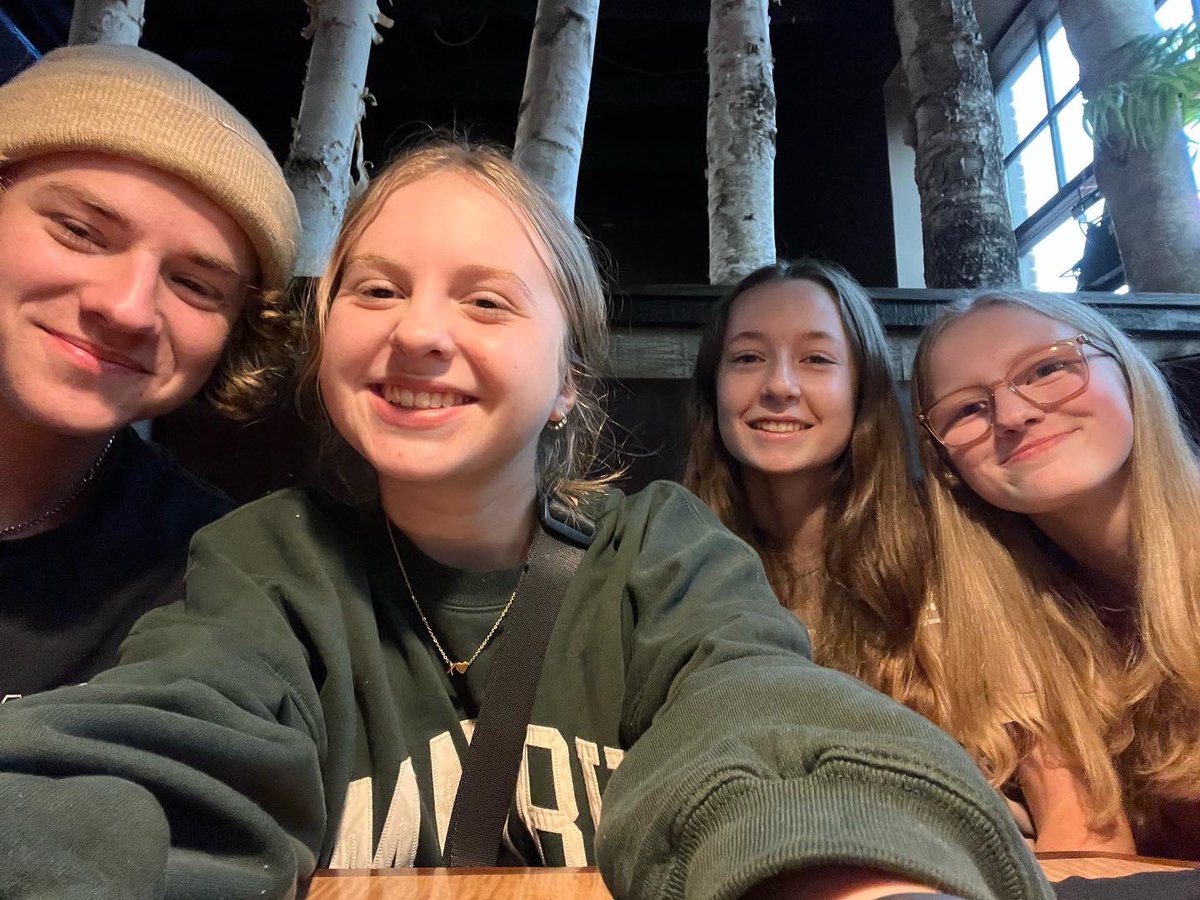 Today we had a proper Warrior senior sendoff! We wish Sam and Ryan so much luck and success! (Not present are Julia and Meshachlen, as they’re already enjoying the college life- we miss them already)!